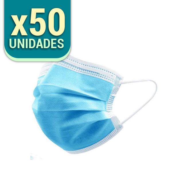 MASCARILLA TRES PLIEGUES ADULTO