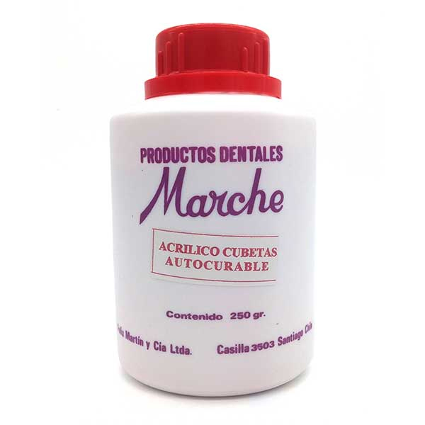 ACRILICO - PARA CUBETAS 250 GR MARCHE