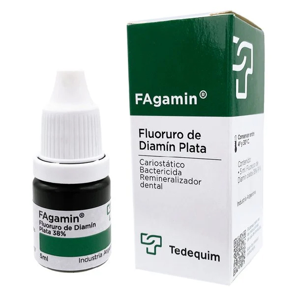 FLUORURO DIAMINO DE PLATA 38% - FAGAMIN - FRASCO 5ML - TEDEQUIM