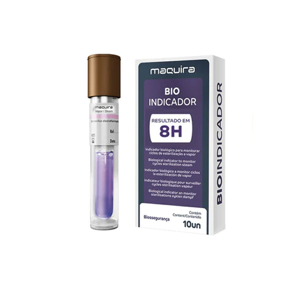 INDICADOR BIOLÓGICO 24H -10 UNID - MAQUIRA