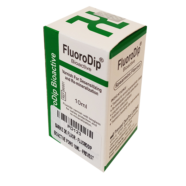 BARNIZ DE FLUOR - FLUORODIP BIOACTIVE BOTELLA 10ML - PREVEST