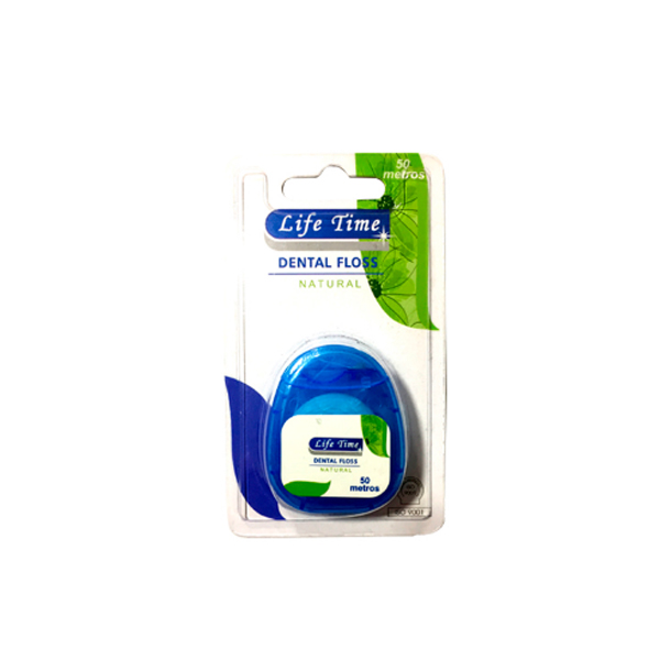 HILO DENTAL NYLON SEDA CON CERA - 50MT - LIFE TIME