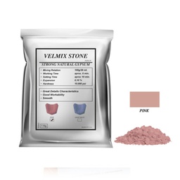 [VEL004] YESO EXTRADURO - TIPO IV - ROSADO 1KG - VELMIX