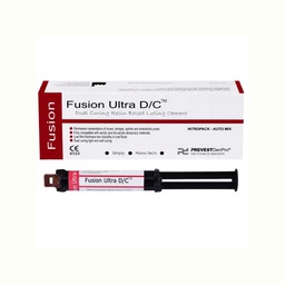 [PD114] CEMENTO RESINA - FUSION ULTRA DC TRANSLUCIDO AUTOMIX JERINGA 9 GR - PREVEST