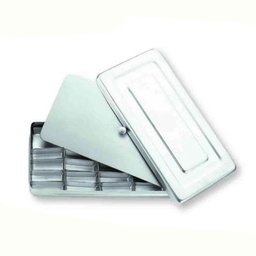 [LEO219] CAJA ESTERILIZACION ACERO INOX - ENDODONCIA HORIZONTAL - LEOINOX