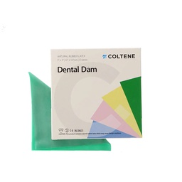 [HYG003] GOMA DIQUE - LATEX VERDE 5x5 - CAJA 52 LAMINAS - HYGENIC