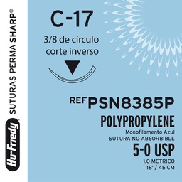 [DVHF3581] SUTURA PERMA SHARP POLYPROPILENO C-17,5-0, PSN8385P - HU-FRIEDY